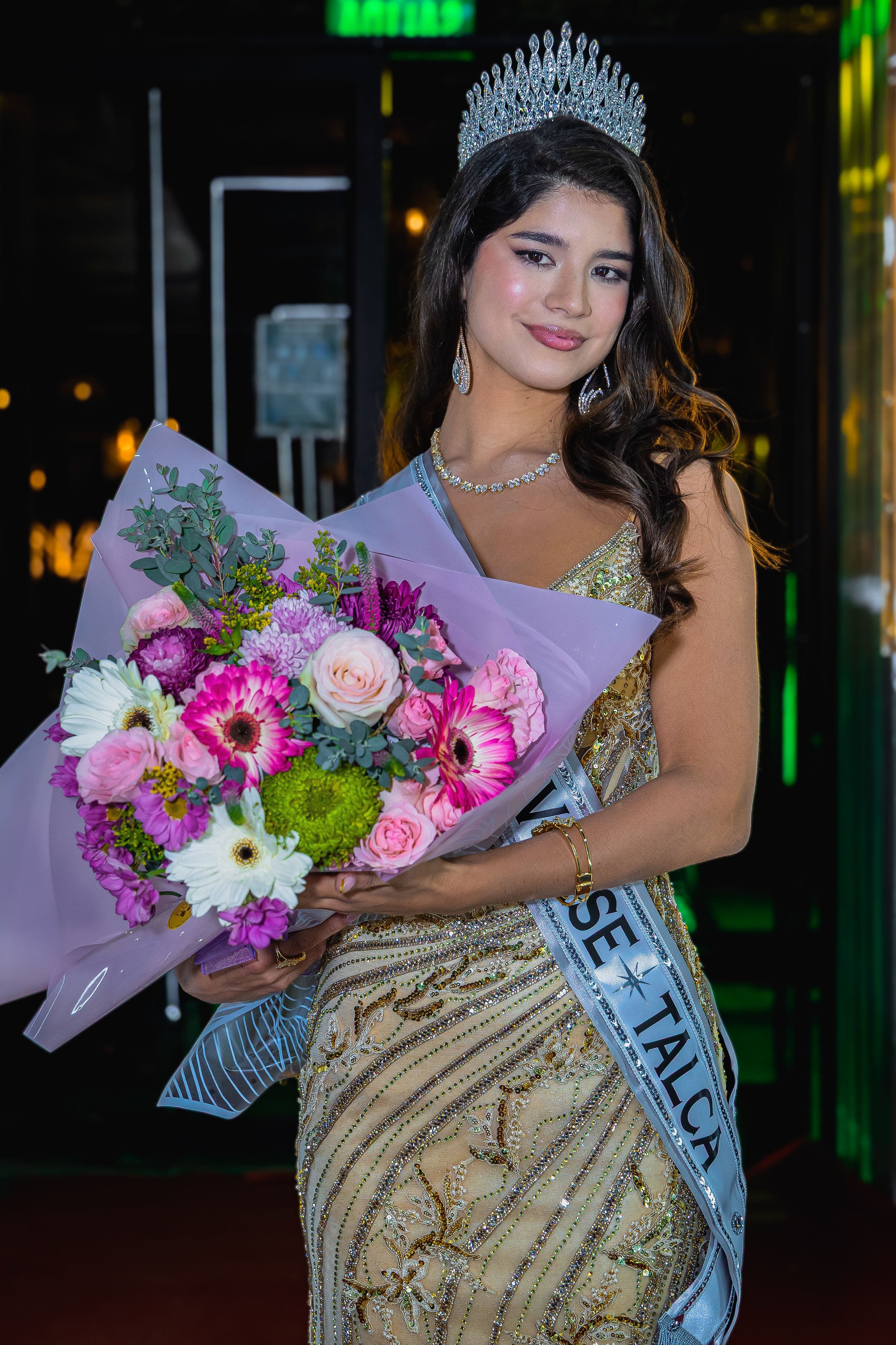 Martina Avendaño, Representante Oficial de Miss Universe Talca 2026, en retrato editorial.